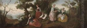 The Bird Catchers by Jean-Antoine Watteau