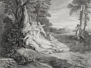 Les Amusemens De Cythere by Jean-Antoine Watteau