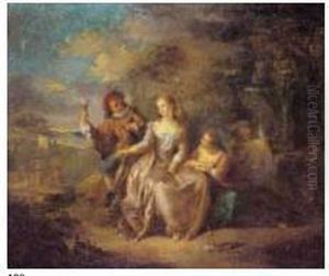 Festa Galante by Jean-Antoine Watteau