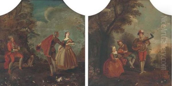 Elegant Company Making Music In A Landscape - view 1