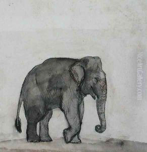 Elephant, c.1790 by Gungaram Tambat