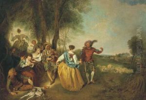 Les Bergers by Jean-Antoine Watteau