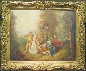 Fete Champetre by Jean-Antoine Watteau