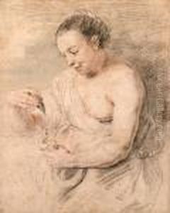 Hygieia With A Serpent, After Rubens