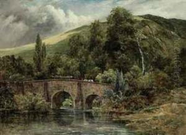 Fingle Bridge On The River Teign, East Devon - view 1