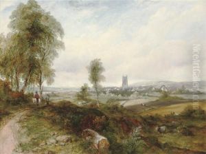 A View Of Dedham by Frederick Waters Watts