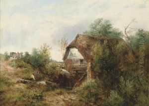 Figures Before A Mill Figures Before A Mill