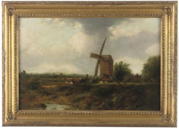 A Windmill In A Landscape - view 1