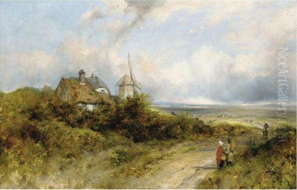 Windmill With Extensive Landscape Beyond - view 1