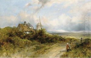 Windmill With Extensive Landscape Beyond Windmill With Extensive Landscape Beyond
