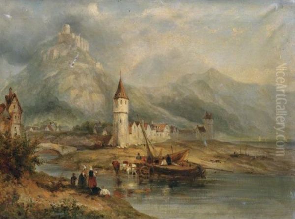 St. Goarhausen On The Rhine - view 1