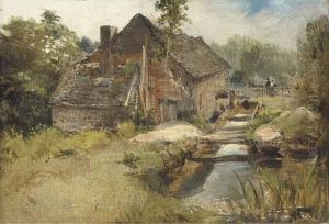 Study Of A Mill by Frederick Waters Watts