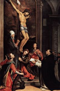 Vision of St Thomas Aquinas 1593 by Santi Di Tito