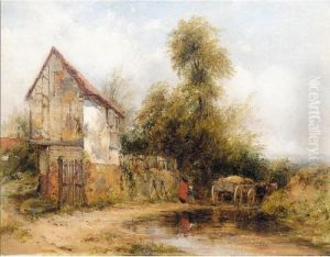 Landscape With Figures On A Country Path Landscape With Figures On A Country Path