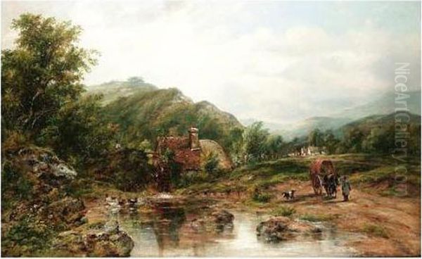 A Mill Stream Among The Hills - view 1