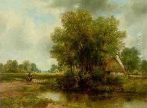 Driving The Flock Home by Frederick Waters Watts
