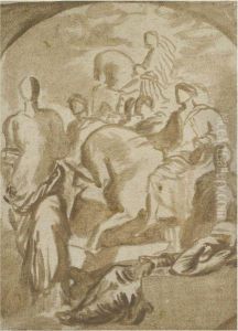 The Mid-day -rest by George Frederick Watts