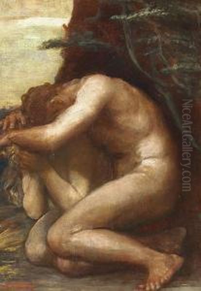 Study For 'the Denunciation Of Adam And Eve' - view 1