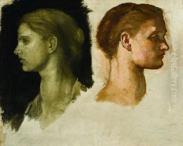 Two Studies Of Long Mary - view 1