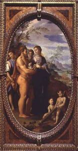 Hercules and Omphale, 1572 by Santi Di Tito