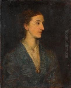 Portrait Of George (aristides) 
Eumorfopoulos(1863-1939); Portrait Of His Wife Julia, Nee 
Scaramanga(1864-1944) by George Frederick Watts