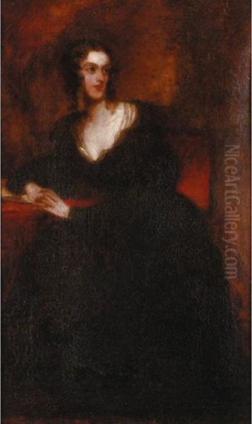 Portrait Of A Lady In Black - view 1