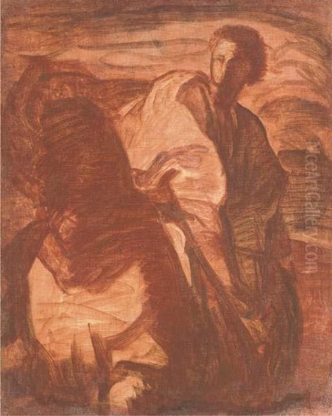 Study For Rider On The White Horse - view 1
