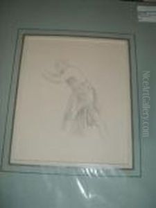 Study Forjacob And Esau by George Frederick Watts