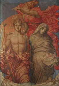 Time, Death And Judgement by George Frederick Watts