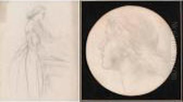 Portrait Of Ellen Terry; Portrait Of A Lady, Possibly Julia Jackson - view 1