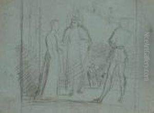 Study Of Figures by George Frederick Watts