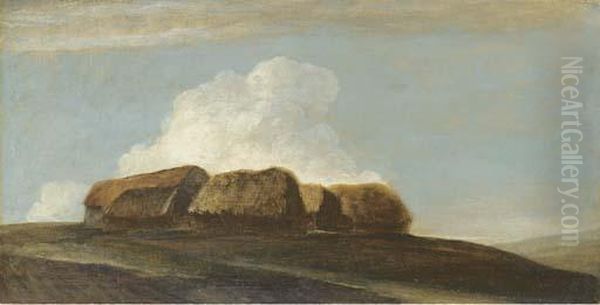 Haystacks (study On Brighton Downs) - view 1