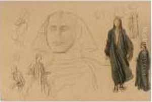 The Sphinx And Other Figures by George Frederick Watts