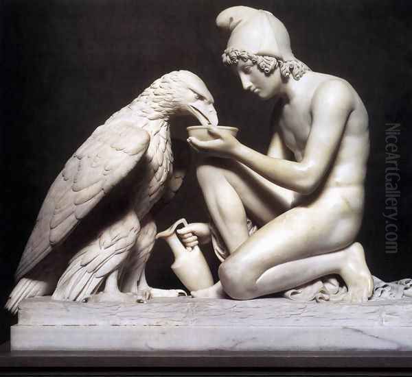 Ganymede Waters Zeus as an Eagle - view 1