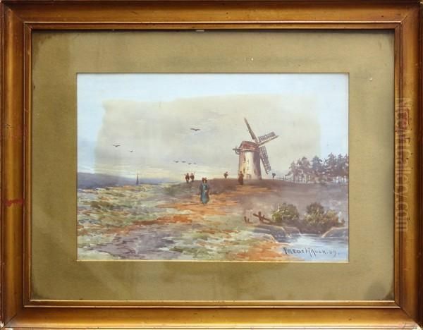 Windmill By The Shore - view 1