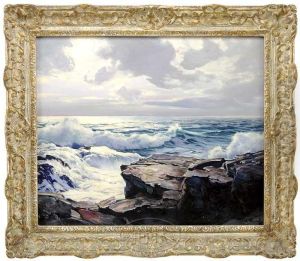 Sunlit Surf by Frederick Judd Waugh
