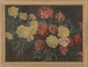Still Life With Peonies by Frederick Judd Waugh