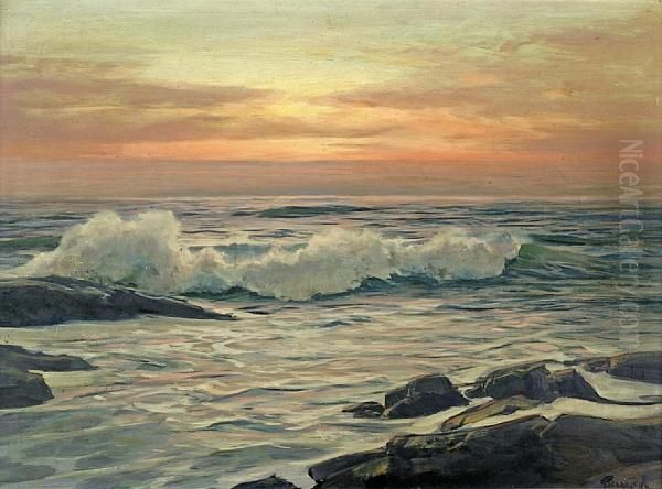 Seascape At Sunrise - view 1