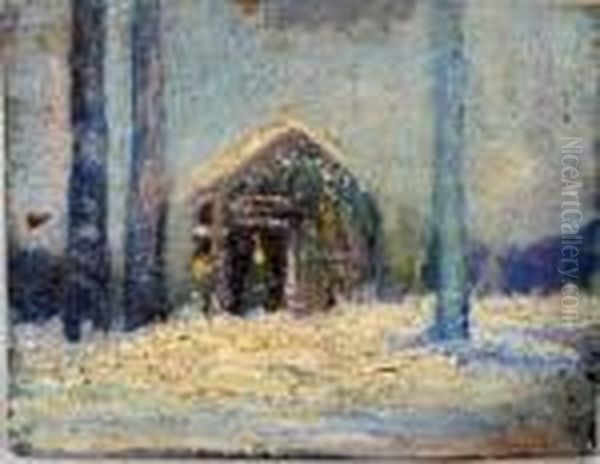 Barn In Winter - view 1