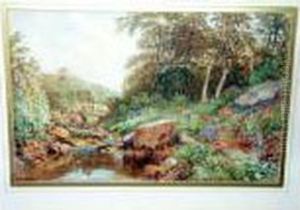 Landscape With Stream And Bridge