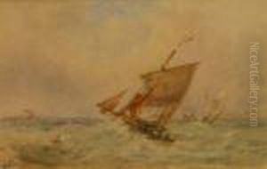 Fishing Boats Off Whitby