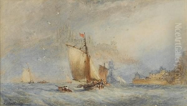 Making Sail Out Of Whitby - view 1