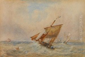 Shortening Sail Off Whitby