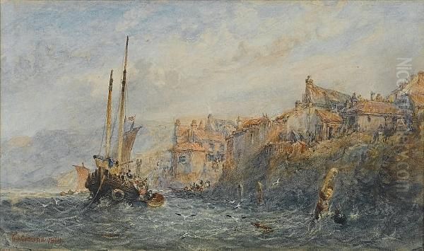 High Tide At Robin Hood's Bay - view 1