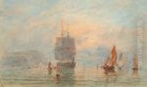 Shipping Off The North East Coast by George Weatherill