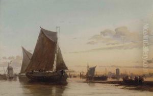 Shipping At Sunset