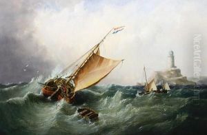 Fishing Boats In A Squall