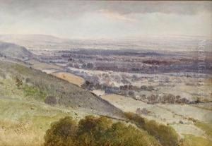 An English Countryside Vista by James Webb