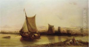 A Dutch Harbour, End Of The Day by James Webb