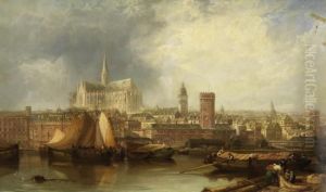 View Of Cologne With Incomplete Dome